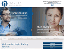 Tablet Screenshot of halpinpersonnel.com